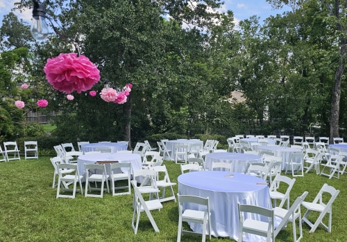 How Professional Landscaping in Harris County Complements Party Rental Setups